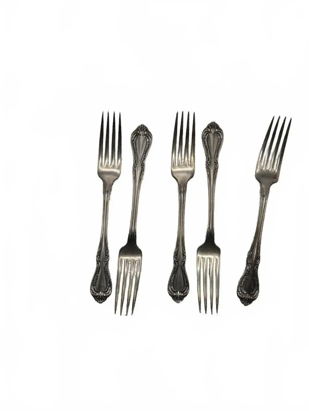 Wm A Rogers Oneida Silver Overlaid 21 Piece Chalice Harmony Flatware Set unused
